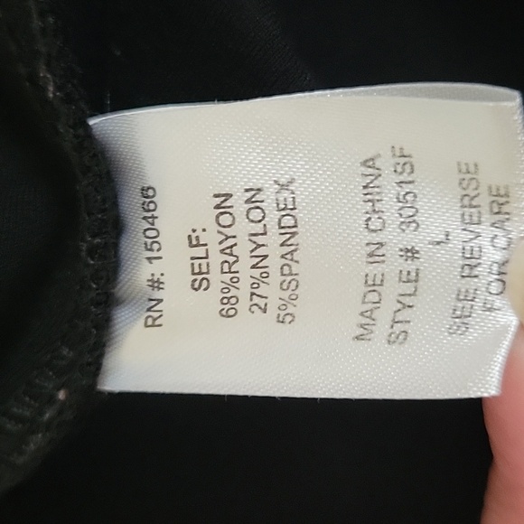 Mix by 41 Hawthorn Black Midi Pencil Skirt - Size Large - Picture 7 of 8